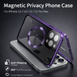 Magnetic Privacy Phone Case for iPhone