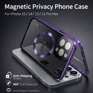 Magnetic Privacy Phone Case for iPhone