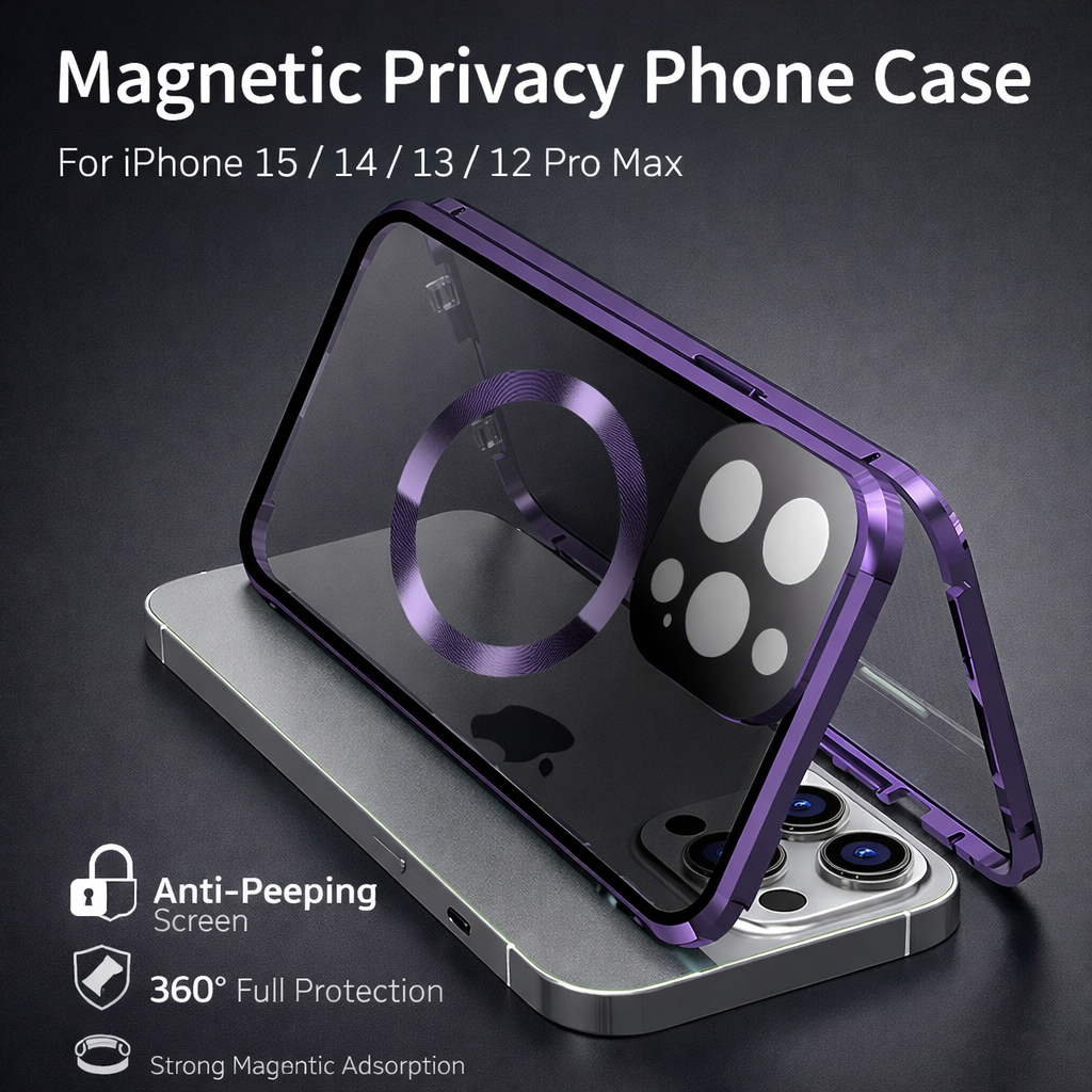 Magnetic Privacy Phone Case for iPhone Magnetic Privacy Phone Case for iPhone